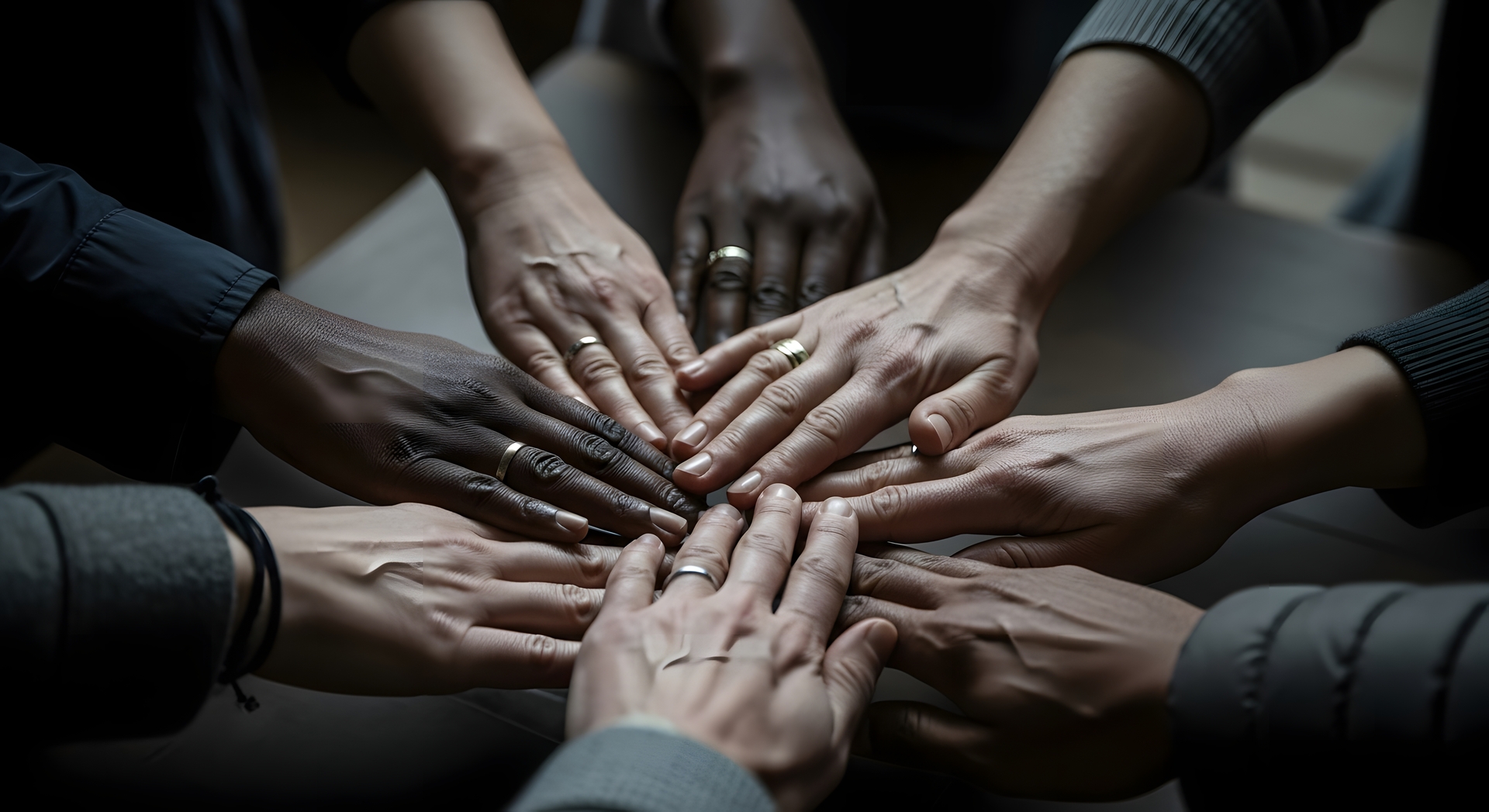 Mains unies en solidarité